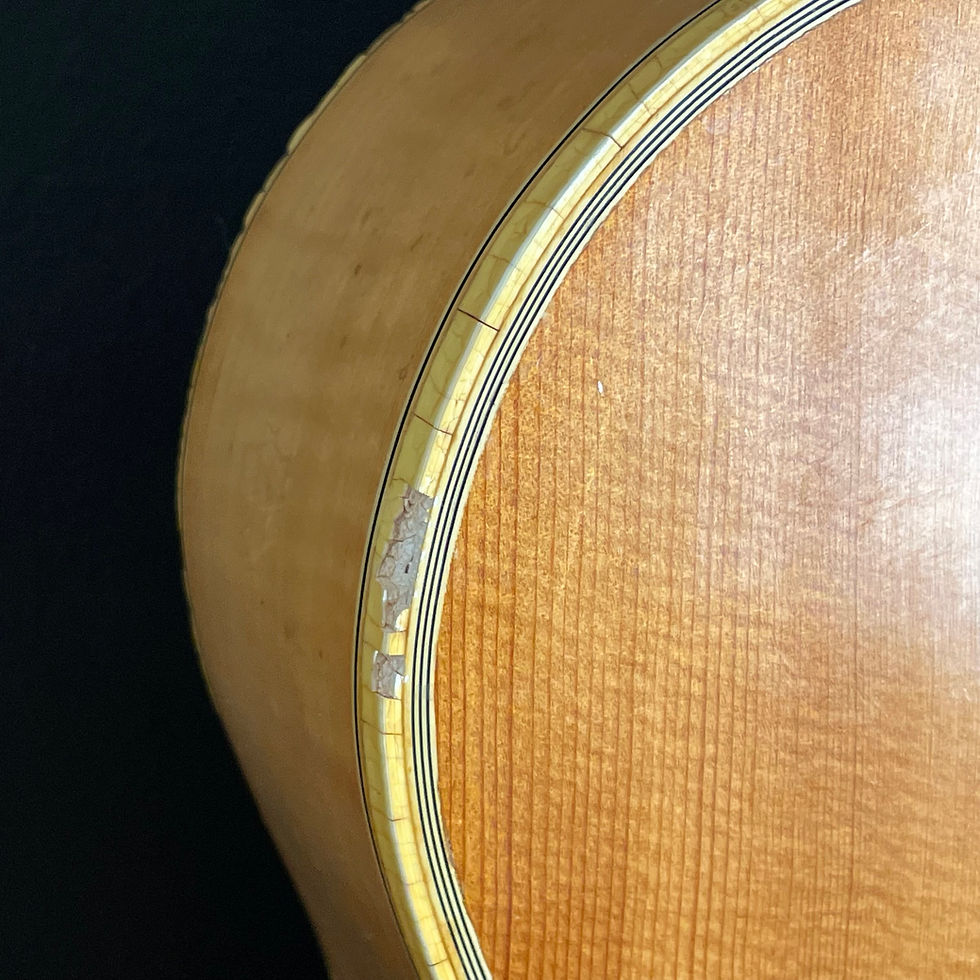 Thumbnail: SOLD - 1980s Fatovich 17" Acoustic Archtop with Handwound Kent Armstrong 