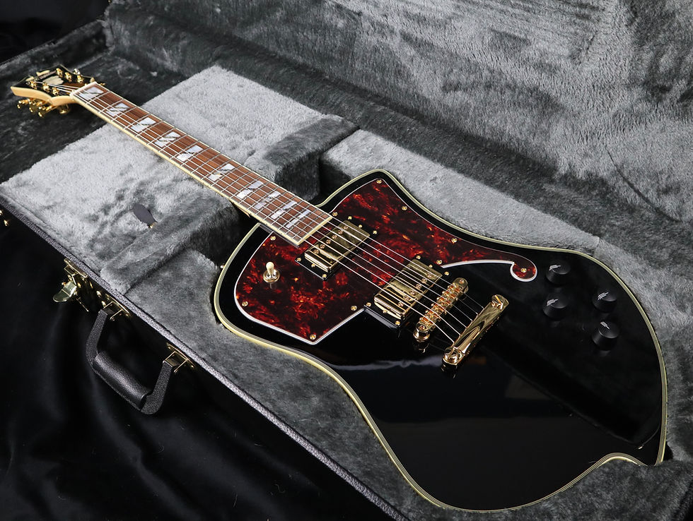 Thumbnail: SOLD - D'Angelico Deluxe Series Ludlow - Black