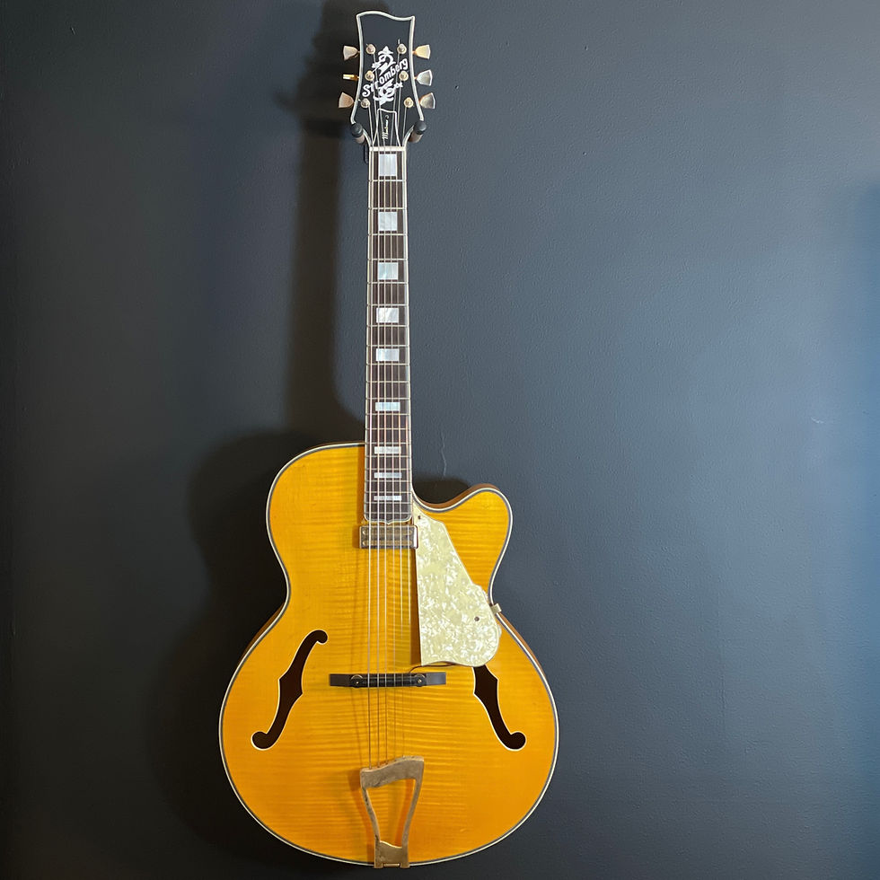 Thumbnail: SOLD - Stromberg Montreaux Archtop made in the Czech Republic