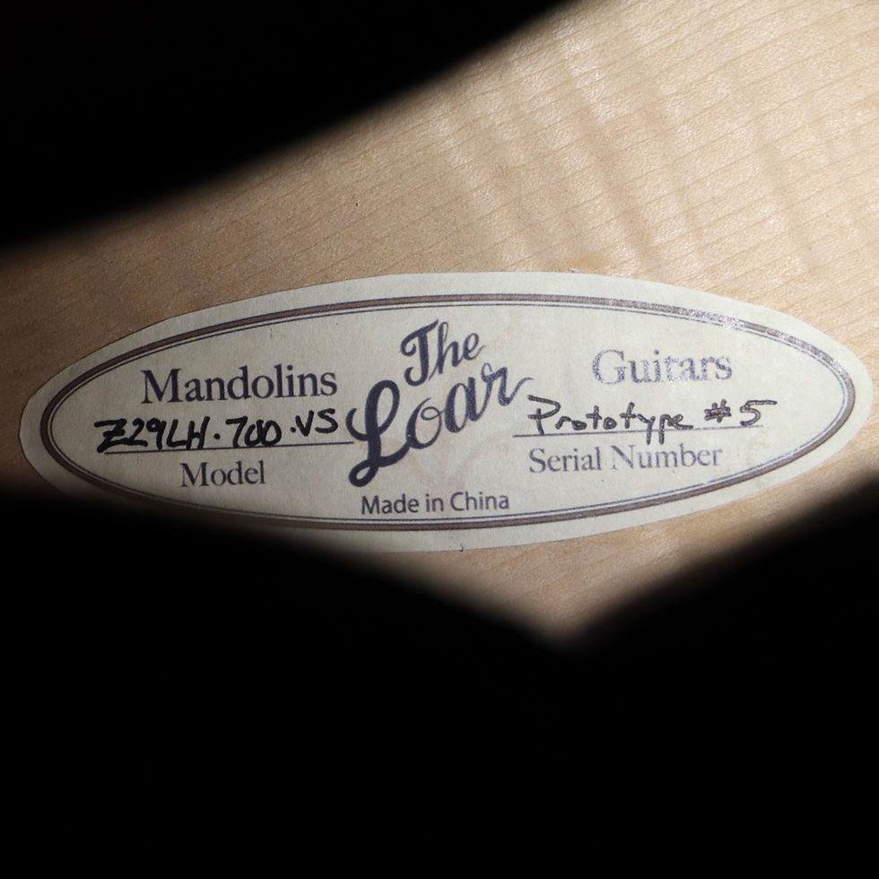 Thumbnail: SOLD - The Loar LH-700 Prototype #5 Archtop Acoustic Guitar - All Solid Carved