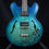 Thumbnail: SOLD - 2018 Gibson Memphis ES-330 Satin - Aquamarine - Factory Humbuckers 