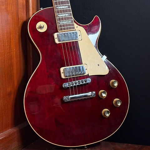 SOLD - 1976 Gibson Les Paul Deluxe - Wine Red | thatrhythmman