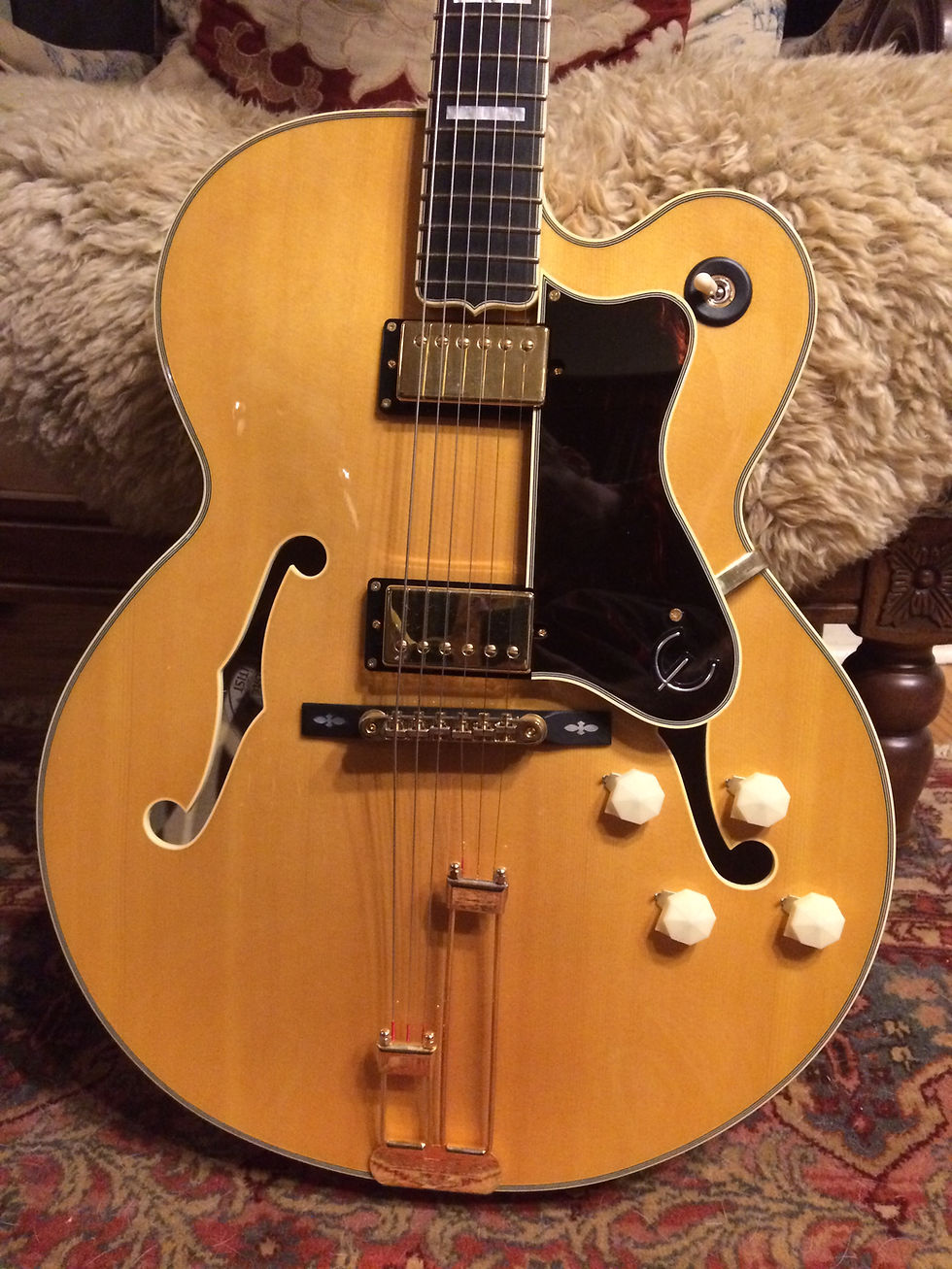 Thumbnail: SOLD - Near Mint Epiphone Elitist Broadway- Blonde