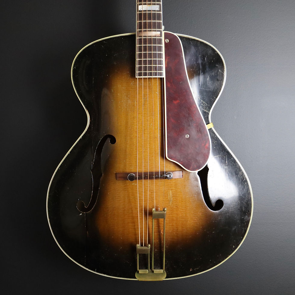 Thumbnail: SOLD - 1947 Epiphone Broadway - Sunburst