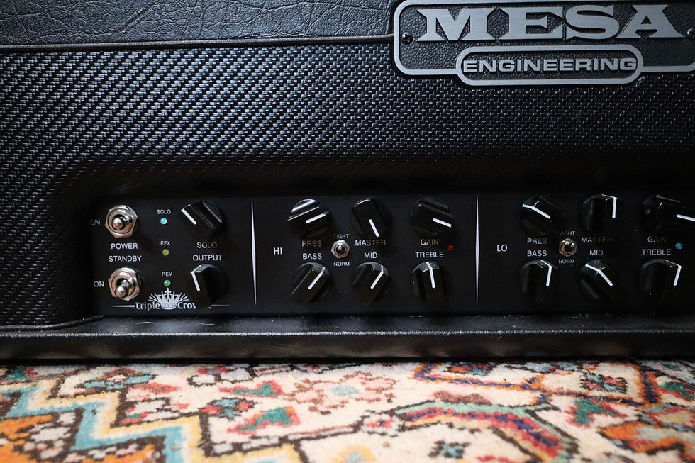 Thumbnail: SOLD - Mesa Boogie Triple Crown TC-50 Three Channel Amp Head - Black