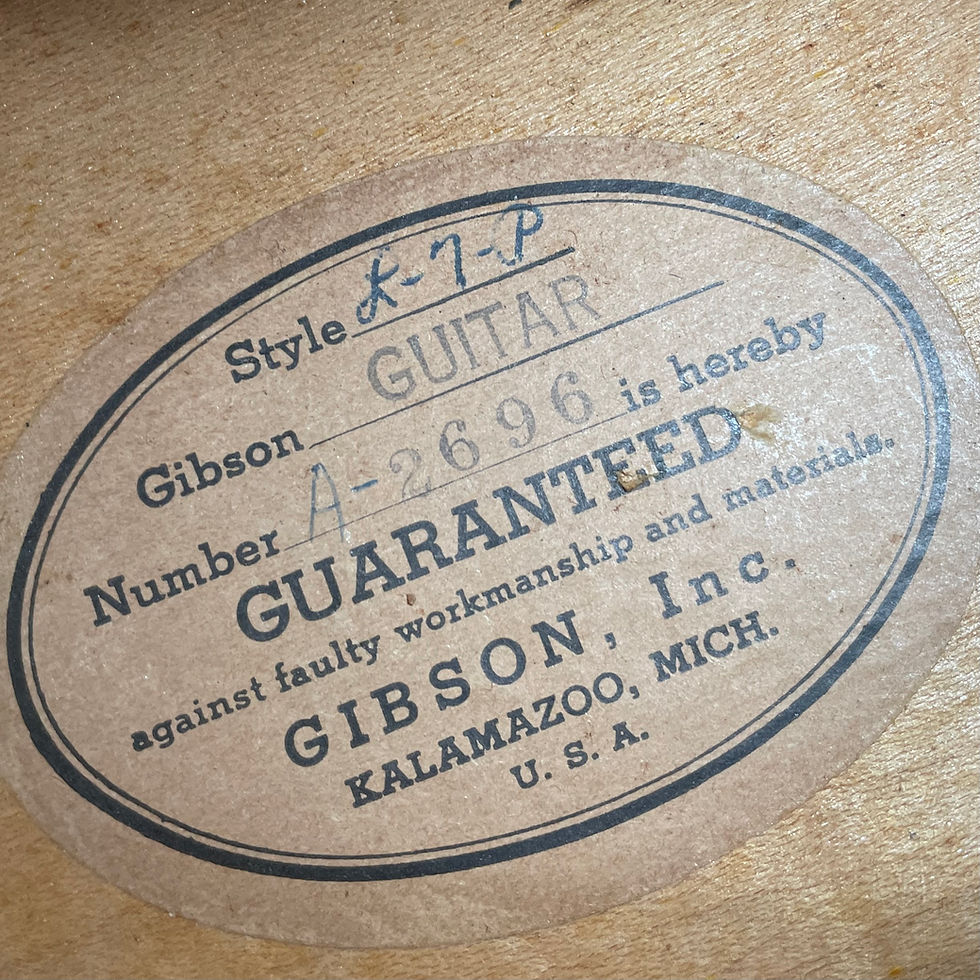Thumbnail: SOLD - 1949 Gibson L-7P in Excellent Condition - All Original