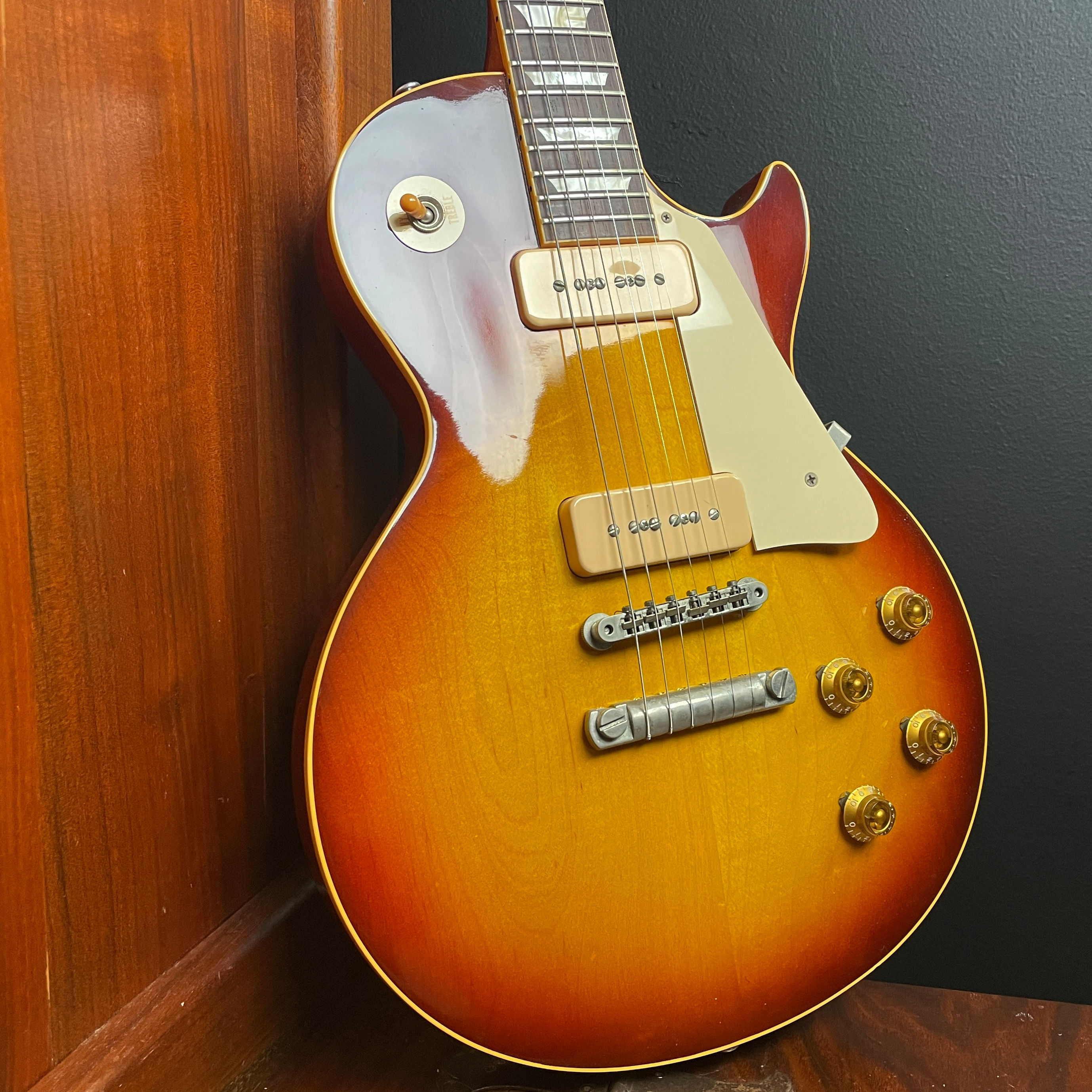 SOLD - Gibson Custom Shop 1956 Chambered Reissue Les Paul - All Original Cloud 9