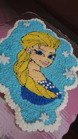 Pastel cupcakes Elsa