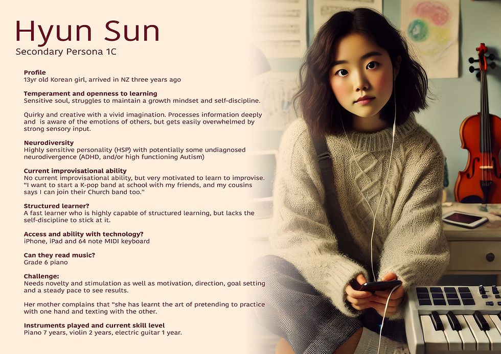 Learner Persona Hyun Sun