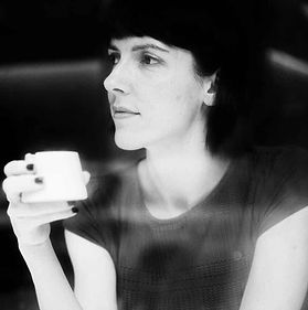 kate drinking coffee b_w.jpg