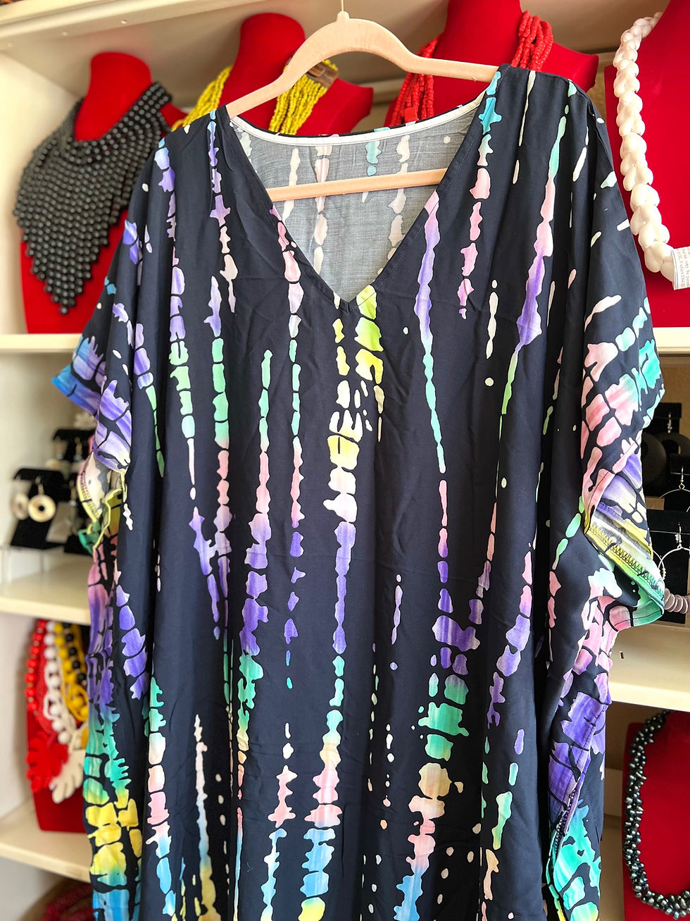 Thumbnail: Multi Color Poncho Dress
