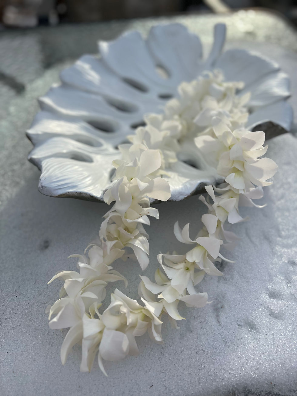 Miniatura: Orchid Single Lei - White, Purple, or Green