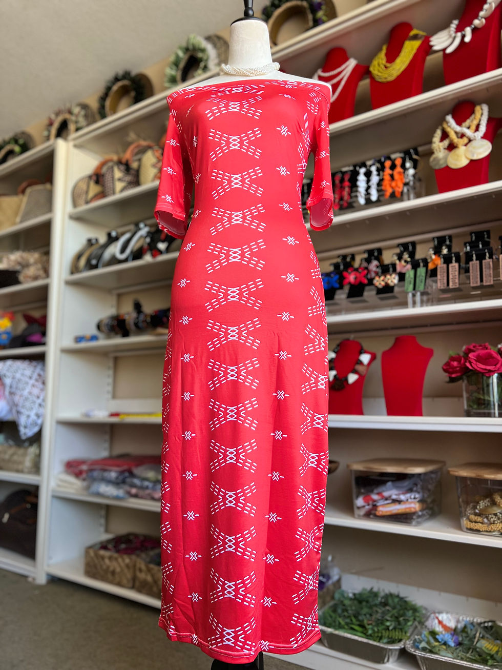 Thumbnail: Siana Tribal Dress - Red