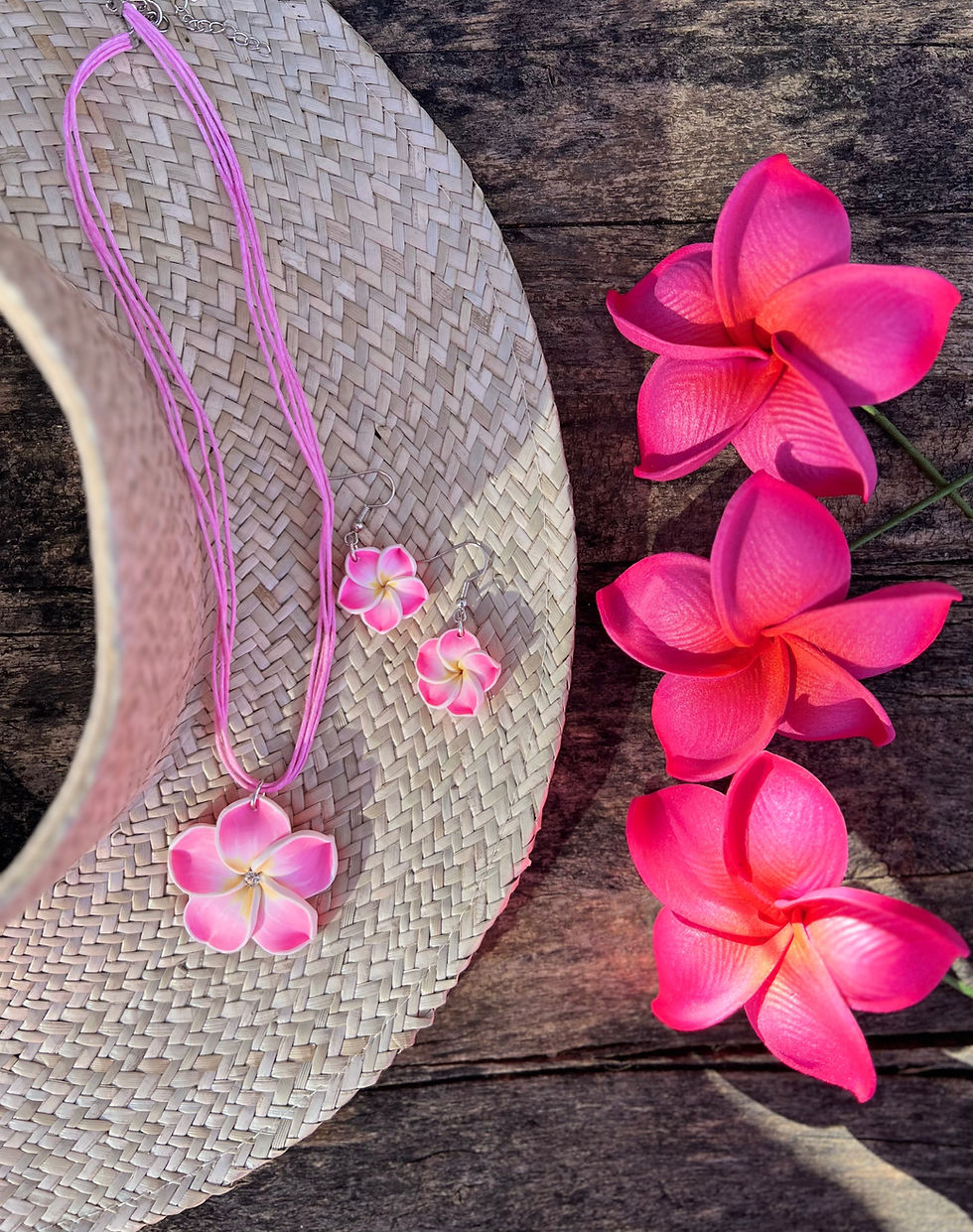 Thumbnail: Elegant Plumeria Clay Set