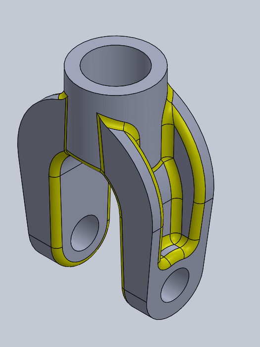 R-Work door Ruben Witte 3D sketch van onderdeel