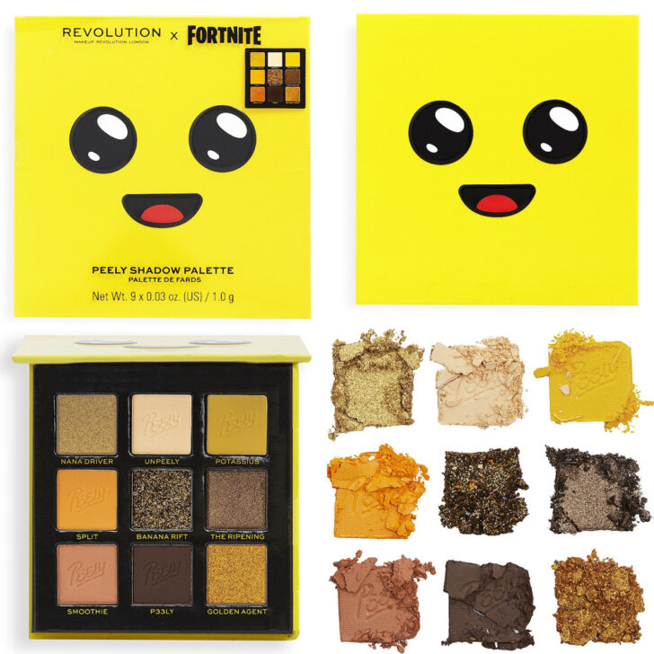 Revolution x Fortnite Peely Eyeshadow Palette