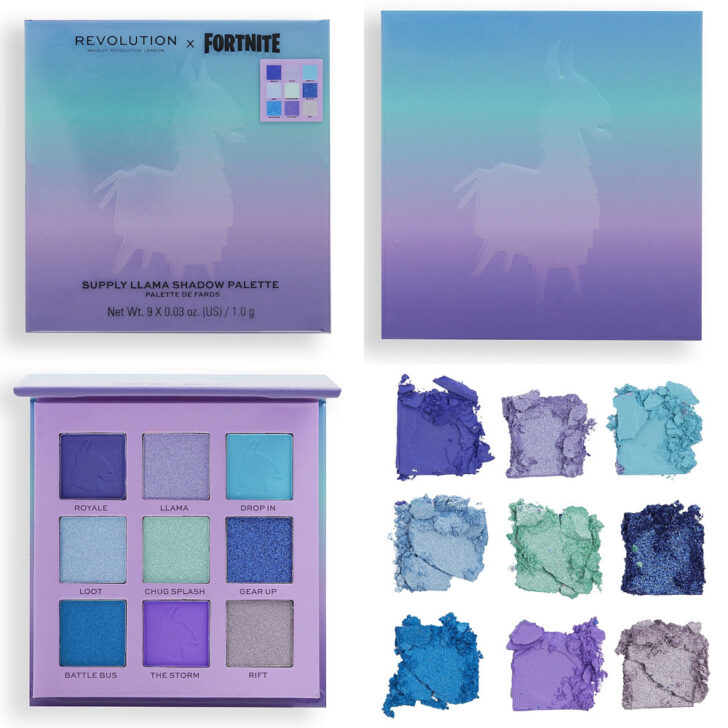 Revolution x Fortnite Supply Llama Eyeshadow Palette