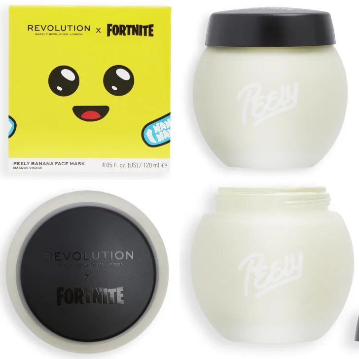 Revolution x Fortnite Collaboration Peely Banana Face Mask