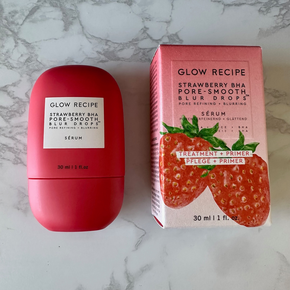 Fruit Fuelled Skin Care: Glow Recipe's Strawberry BHA Pore-Smooth Blur Drops 