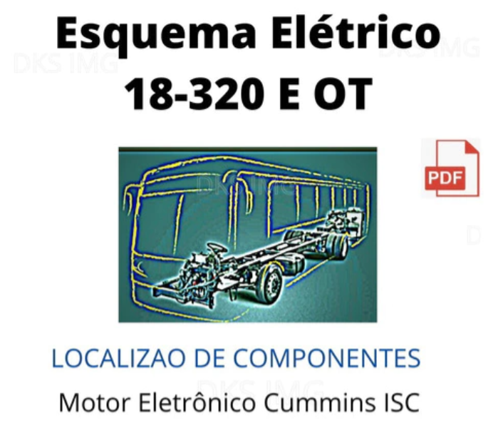 Esquema Elétrico Vw 18-320e Ot Motor Eletrônico Cummins Isc