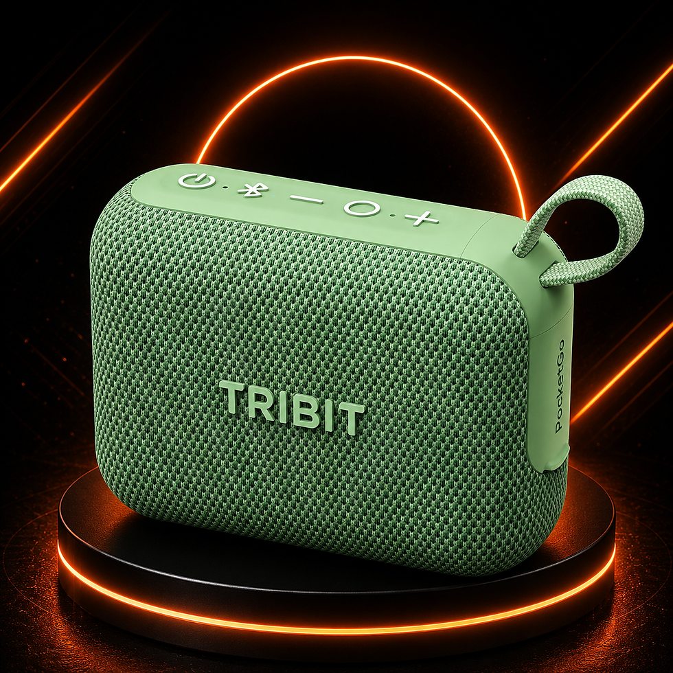 Thumbnail: TRIBIT PocketGo Waterproof Bluetooth Speaker | IPX8 Portable Wireless Speaker