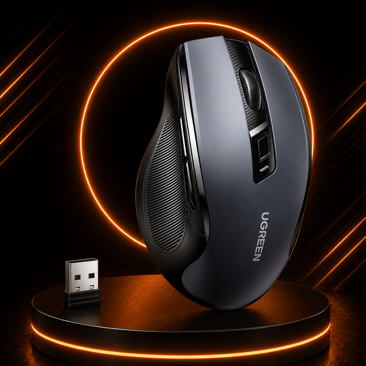 UGREEN Wireless Ergonomic Bluetooth Mouse