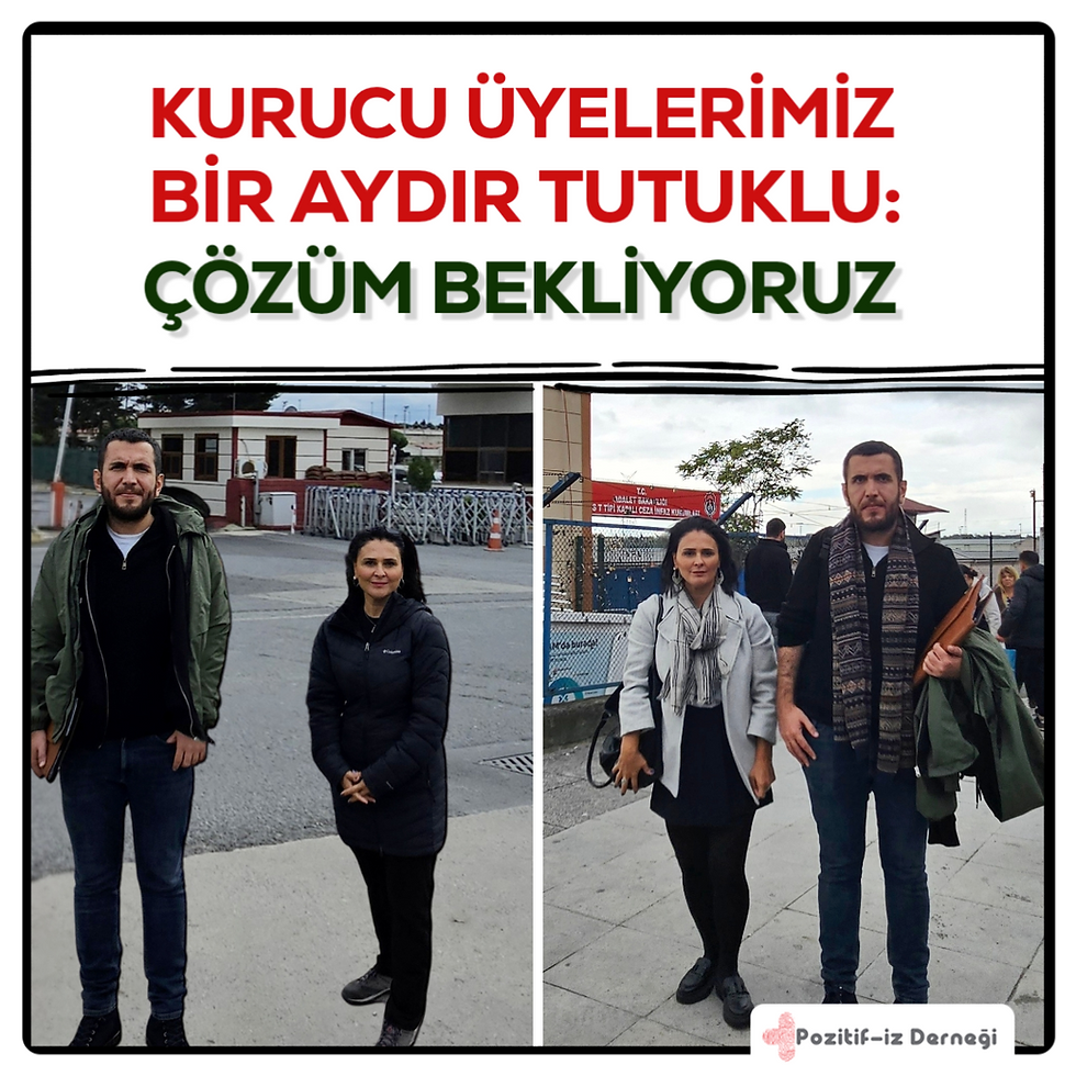 Kurucu Üyelerimiz Bir Aydır Tutuklu: ÇÖZÜM BEKLİYORUZ