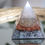Miniature : pyramide de Quartz rose