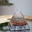 Miniature : pyramide de Quartz rose