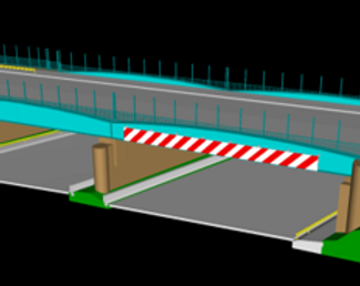 Puente Rio Negro sobre AU. Dellepiane
