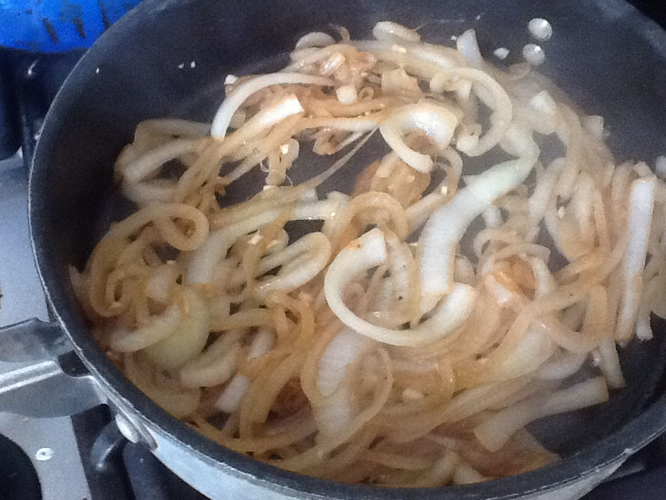 Onions in Soy and Sesame Oil