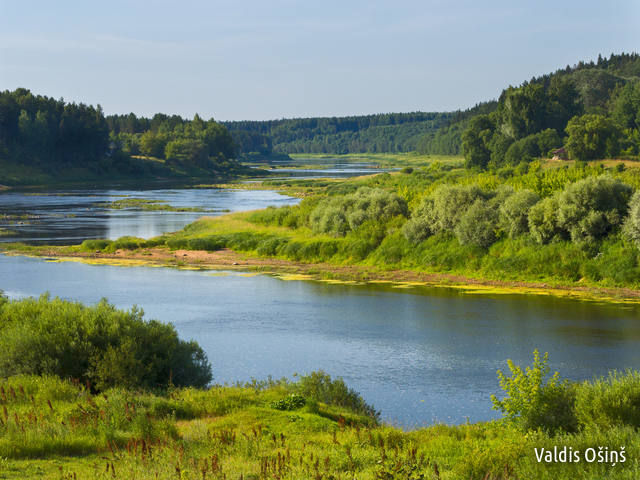 Scenic Daugava River