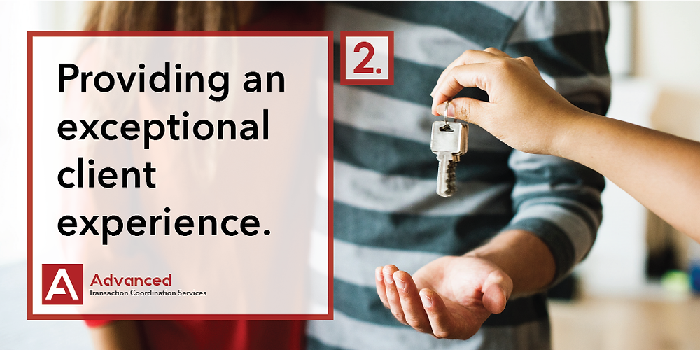 Hiring a virtual transaction coordinator for your real estate business will give you the time to provide an exceptional client experience.