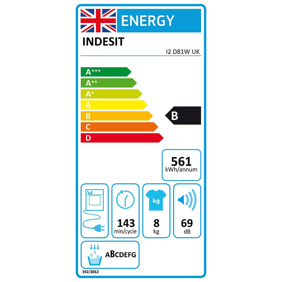 Thumbnail: Indesit I2D81W 8Kg load Condenser Dryer