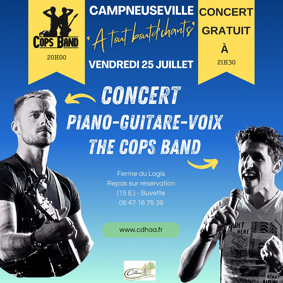 A tout bout d'chants 2025 - 1ère soirée "The cops Band"