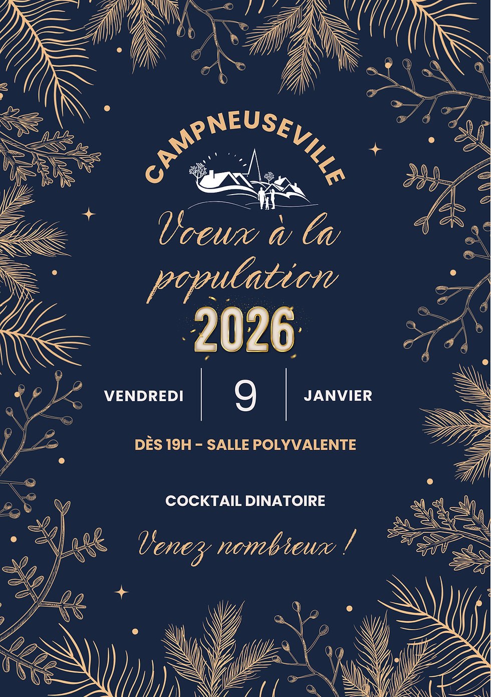 Cérémonie des voeux à la population 