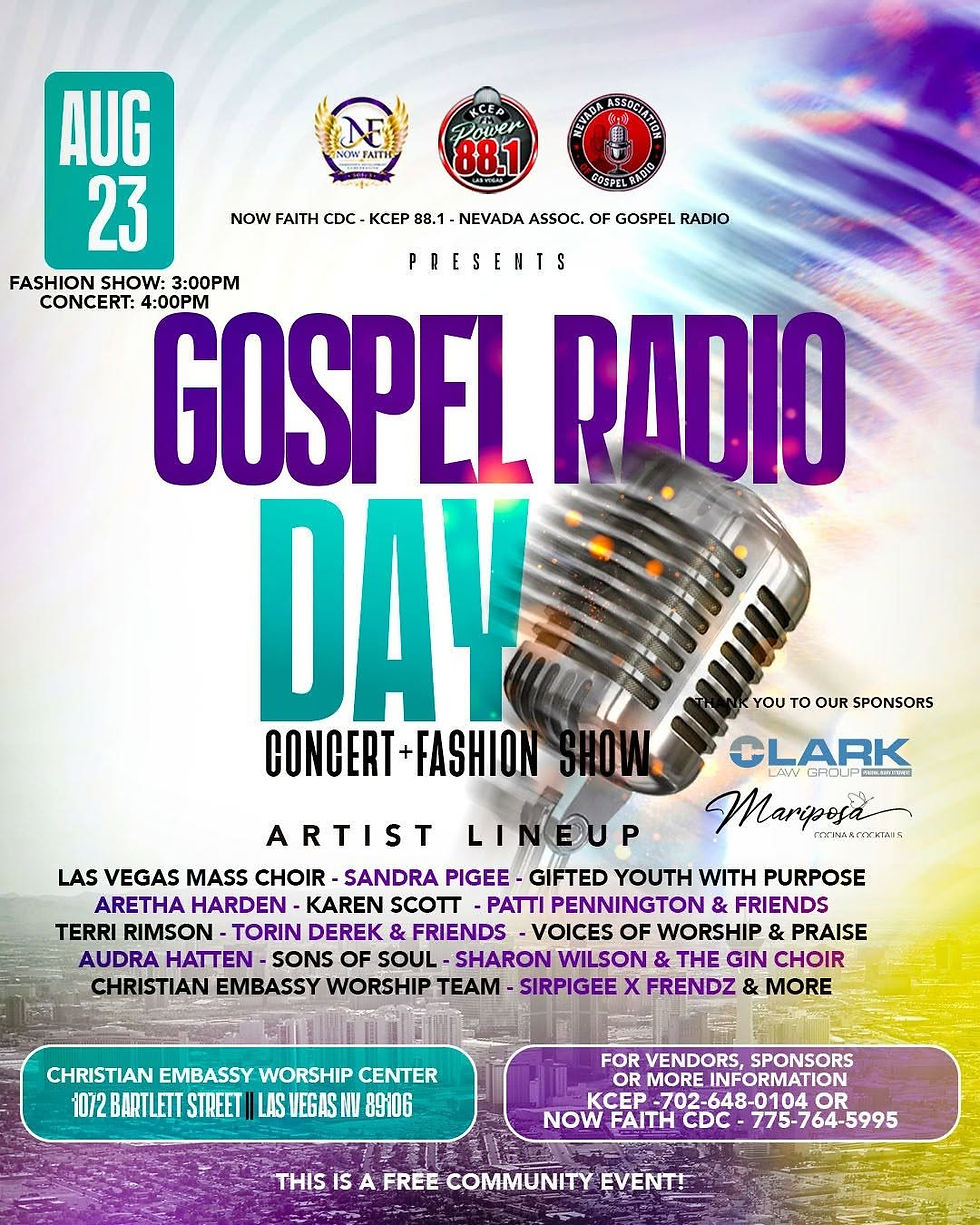 GOSPEL RADIO DAY Las Vegas NV