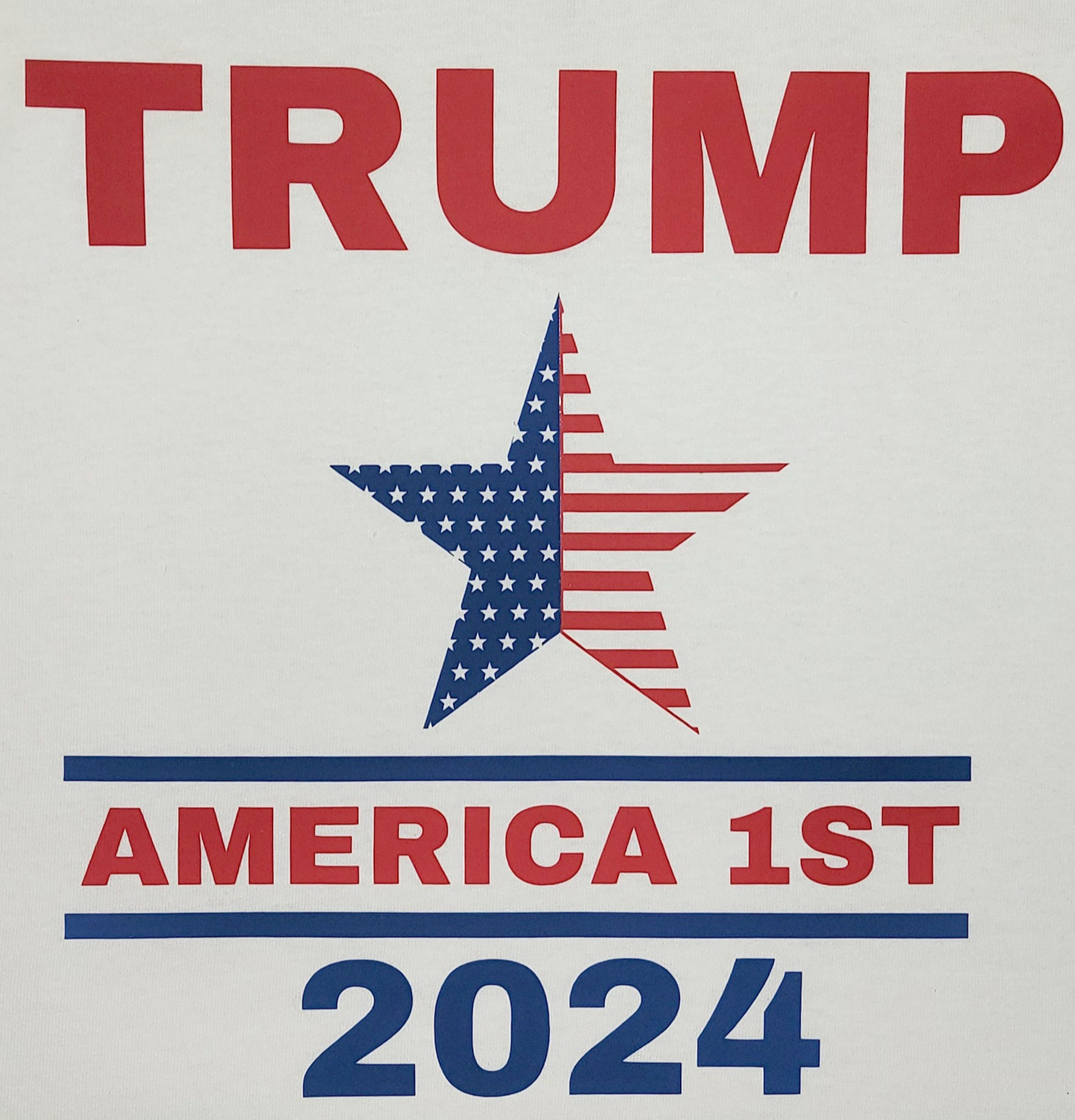 Trump 2024: Star-Spangled Salute - America 1st Patriotic Pride Tee
