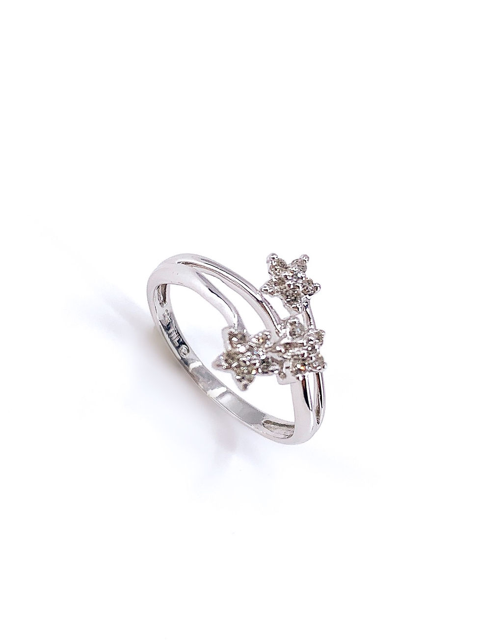 Thumbnail: Diamond Three Star Ring 