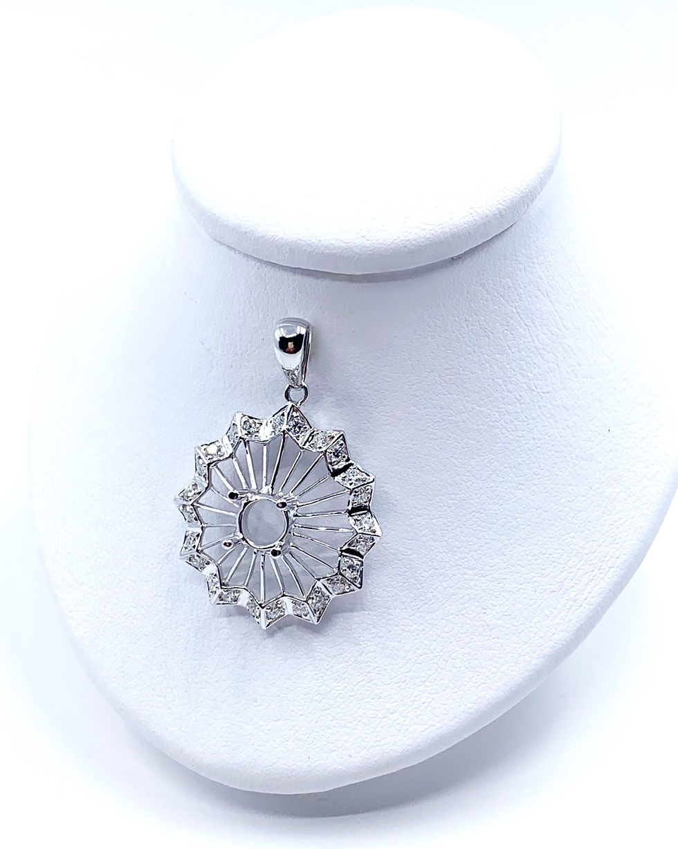Thumbnail: Diamond Star Shine Semi mould Pendant 