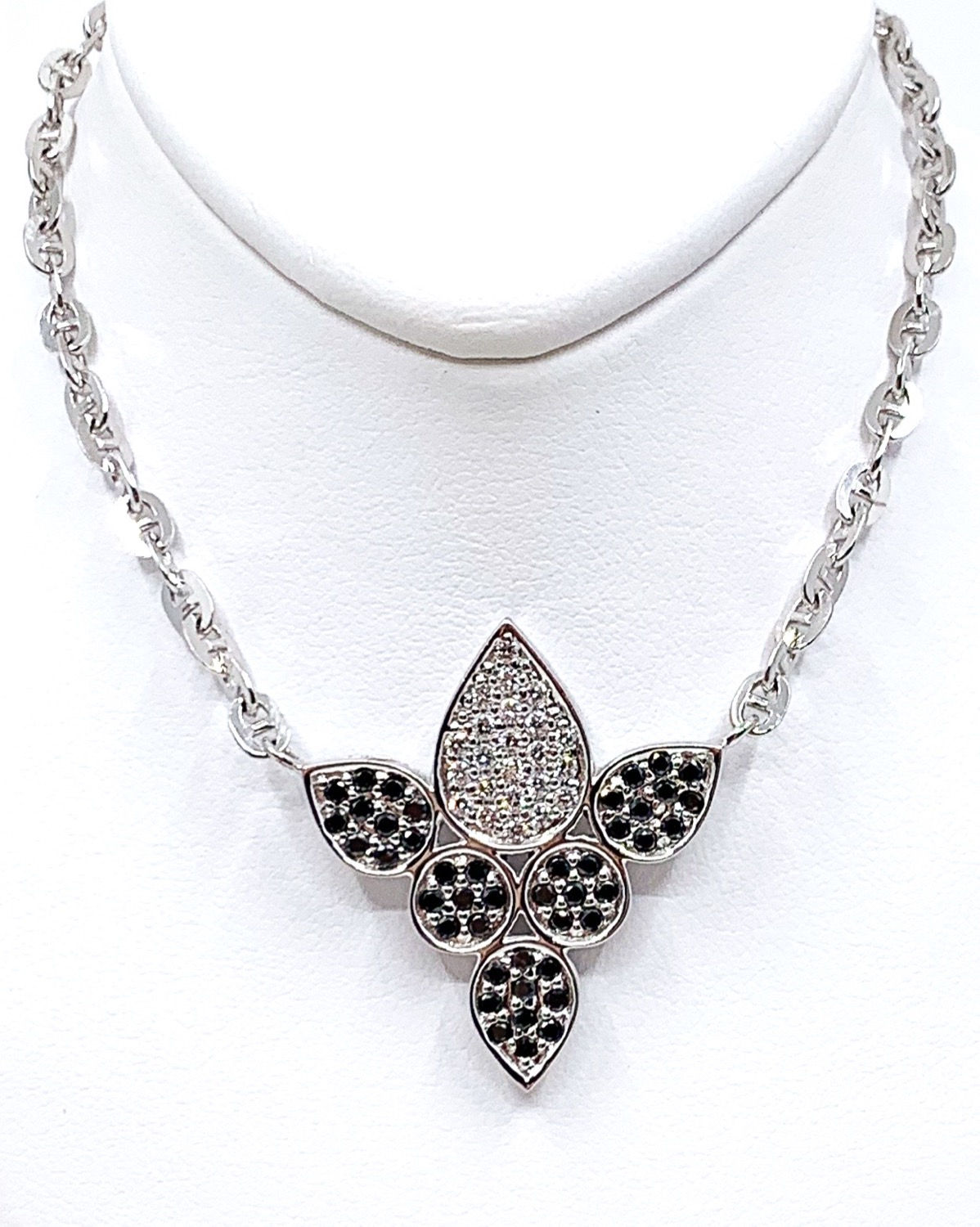 Diamond Black & White Pendant 