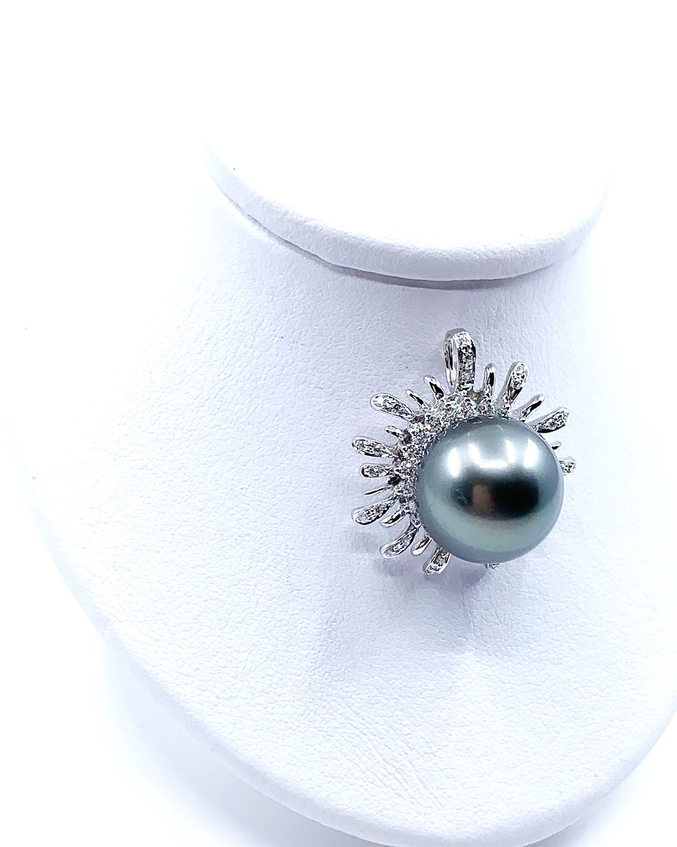 Thumbnail: Black Gray Culture Pearl Pendant