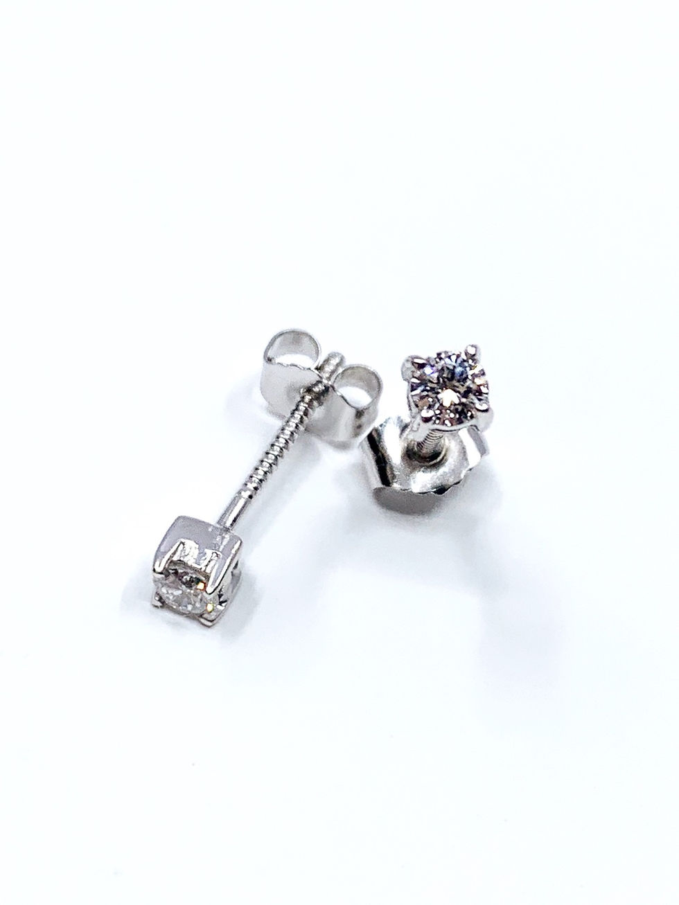 Thumbnail: Diamond Solitaire Studs Earring