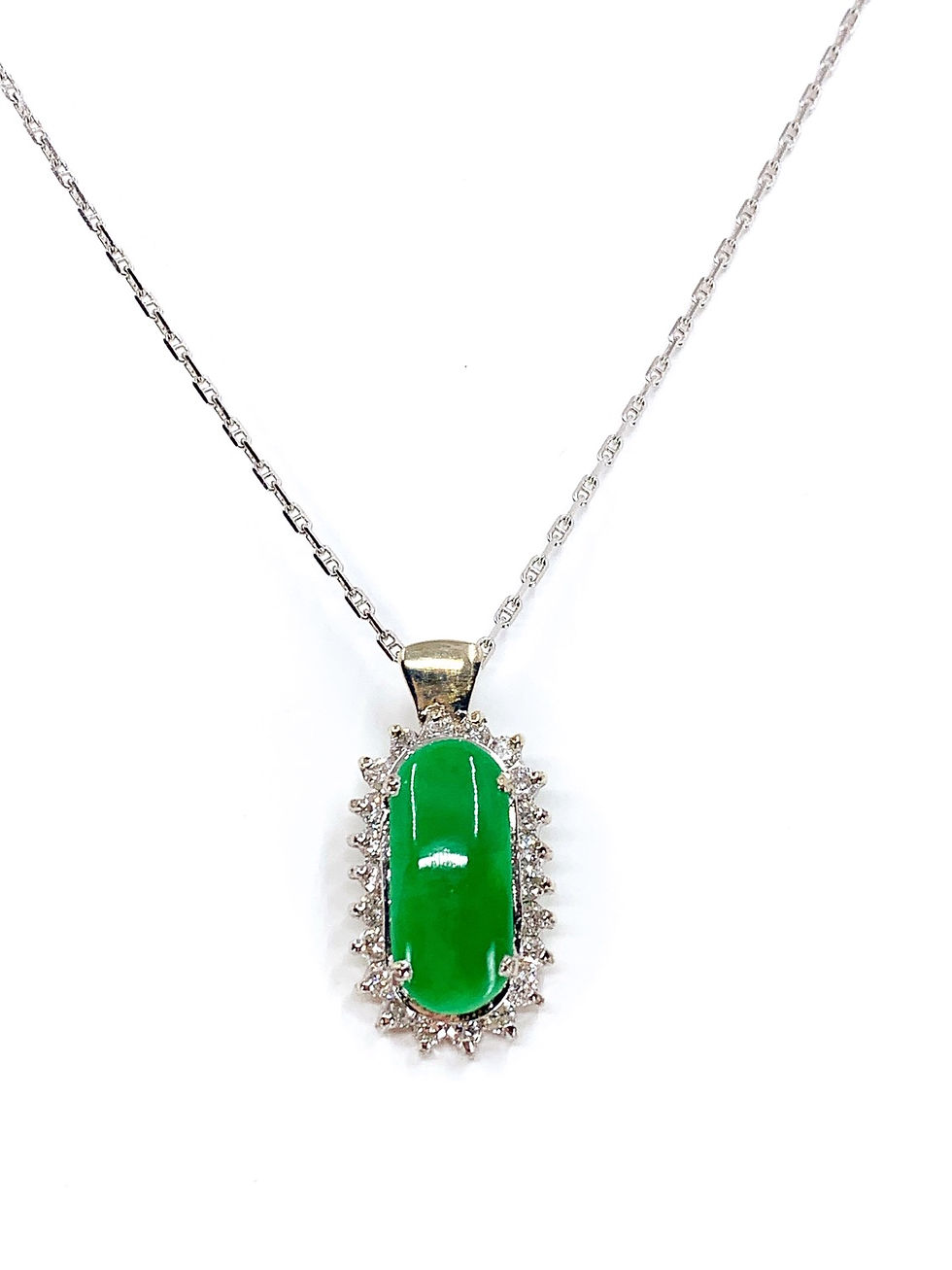 Thumbnail: Diamond Jade Pendant 