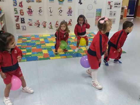 Sessió de psicomotricitat.