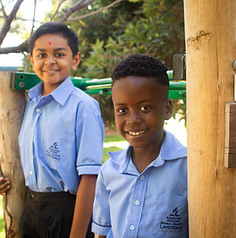 Students playing