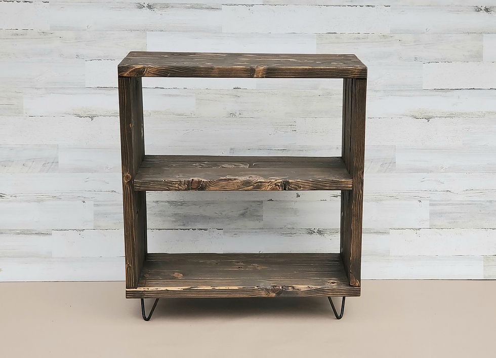 Thumbnail: Record Player Stand with Vinyl Storage, 2-Tier Record Storage