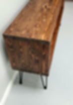 Thumbnail: Record Player Stand with Vinyl Storage with Back