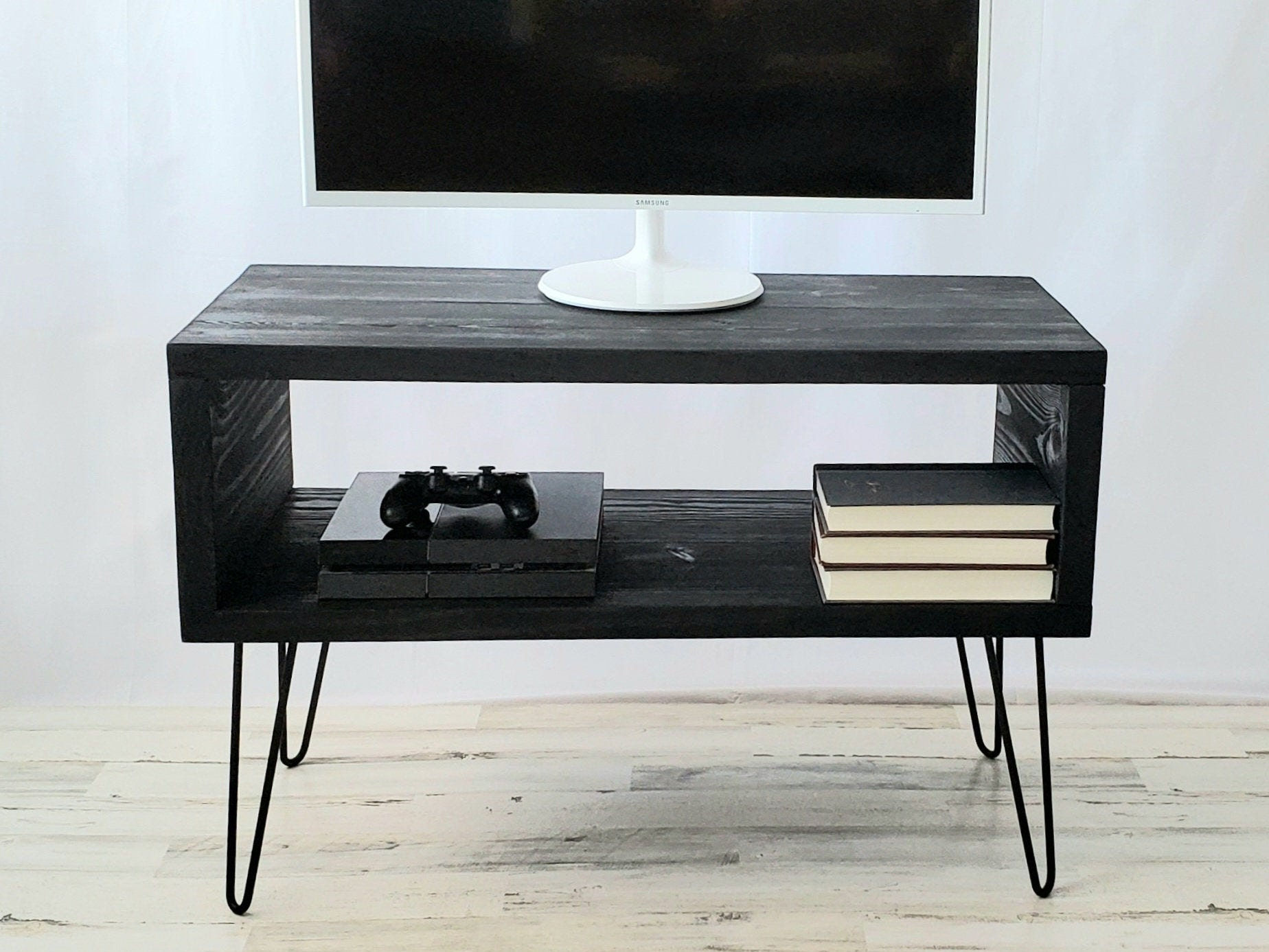 TV Stand with Hairpin Legs, Night Stand with Hairpin Legs
