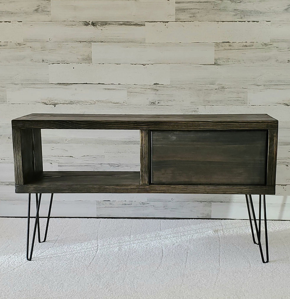 Thumbnail: TV Stand with Hairpin Legs with Door